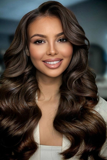 Superbe mariée ukrainienne tatiana de kharkov avec Brunette cheveux, âge 26