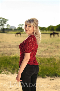 Moldovan lady ludmila from bender with Blonde hair age 49