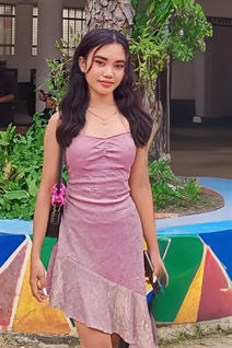 cebu city bride jessa with Black hair age 21