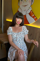 Beautiful woman of ukrainian kateryna from kremenchug with Dark Brown hair age 27