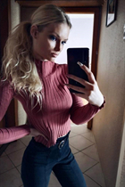 Femme parfaite aurika de vilnius avec Blond cheveux, âge 29 photo-12