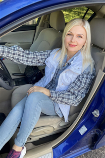 Bride from dubai liliya with Blonde hair age 52