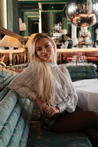 Belle fille allemande elina de hamburg avec Blond cheveux 31 ans photo-3