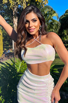 Brazilian beautiful woman maria-luiza from maringa with Dark Brown hair 31 years old photo-17