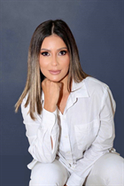 Belle fille vénézuélienne liliana de colombia avec Chatain clairs cheveux 39 ans photo-2