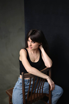 Ukrainian lady victoriia from kyiv with Dark Brown hair age 33 photo-14
