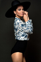 A russian bride vitalina from kiev with Dark Brown hair age 29