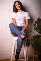 Russian pretty woman kristina from ivanovo with Dark Brown hair age 32 photo-6