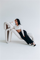 Slavic women kateryna from dnieper with Black hair age 40 photo-11