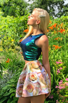 Femme célibataire ukrainienne evelina de kiev avec Blond cheveux, âge 25 photo-8